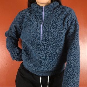 Wild Fable Quarter Zip Sherpa